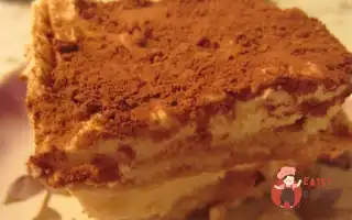 Тірамісу Без Яєць З Кавовим Лікером