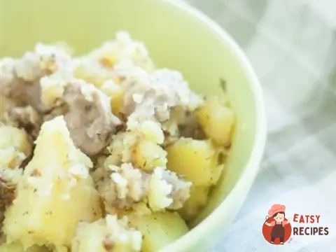 Курячі шлунки з картоплею