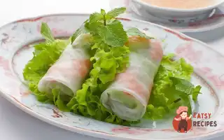В'єТнамські Холодні Весняні Роли З Креветками, Куркою Та Рисовою Локшиною