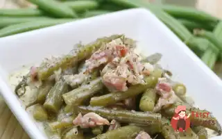 Зелена Квасоля З Беконом Та Каштанами