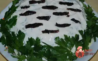 Салат З Чорносливом Та Грибами