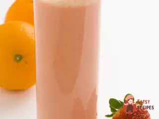Полунично-апельсиновий коктейль