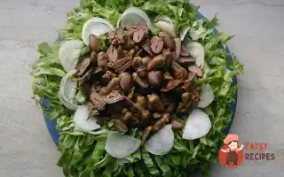 Салат Із Курячих Сердець