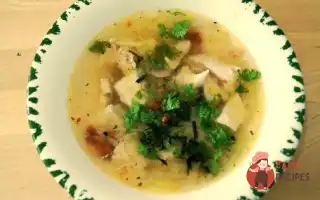 Курячий Суп З Беконом, Цибулею-Пореєм Та В'яЛеними Томатами