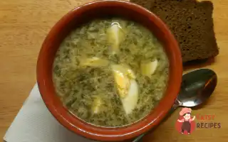 Польський Щавлевий Суп По-Сільському