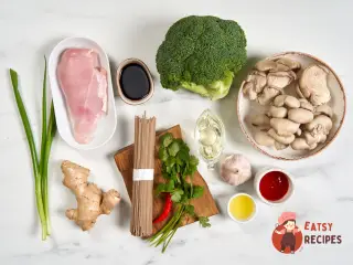 Крок 1: Гостра локшина «Курка в гнізді» з овочами