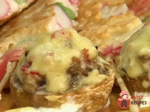 Закуска в капелюшках печериць
