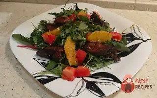 Салат Із Курячою Печінкою Та Апельсином