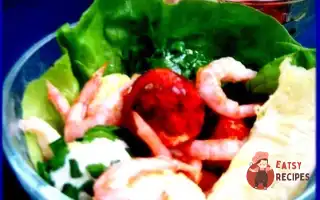 Салат З Сирними Кульками Та Креветками