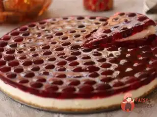 Вишневий торт без випічки (Чізкейк)