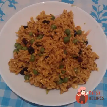 Рис із зеленим горошком (Масала харі матар пулау)