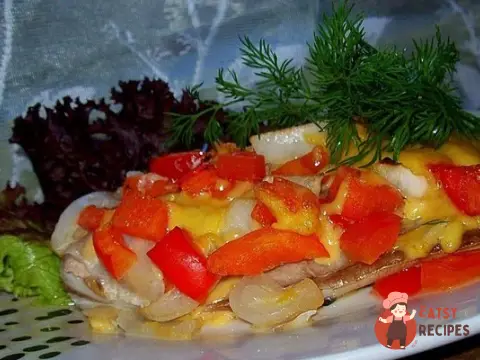 Скумбрія під сирною шубою
