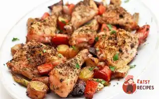 Запечена Курка З Овочами Та Прованськими Травами