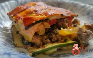 Запіканка З Цукіні Та Фаршу З Овочами