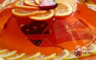 Желе Із Білої Сангрії З Фруктами