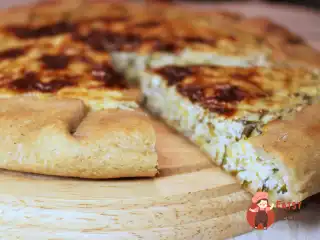 Пиріг з цукіні та фетою