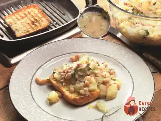 Суп з капусти та білих бобів