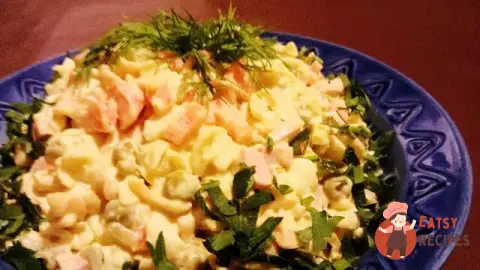 Олів'є з макаронами