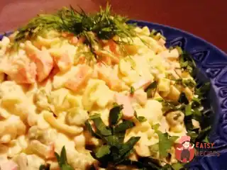 Олів'є з макаронами