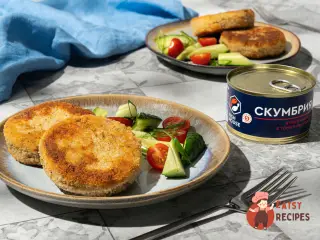 Крок 7: Картопляні котлети зі скумбрією