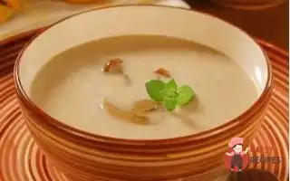 Суп-Пюре Із Квасолі З Грибами