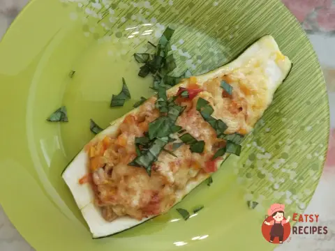 Запечені кабачки із сиром