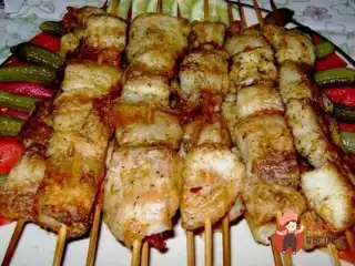 Шашлик з осетрини