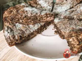 Яблучно-горіховий пиріг