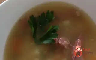 Гороховий Суп З Копченими Реберцями Та Селера