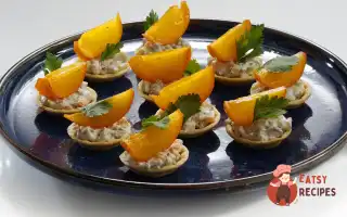 Тарталетки З Хурмою Та Копченою Куркою