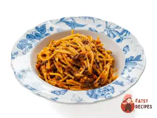 Спагетті з сочевицею