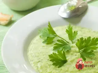 Суп-пюре з риби та кабачків