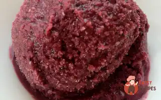 Кефірно-Чорничний Шербет