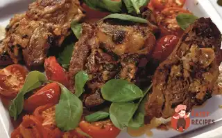 Баранина В Йогуртовому Маринаді Із Запеченими Помідорами