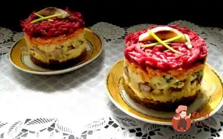 Оселедець Під Шубою На Бородинському Хлібі