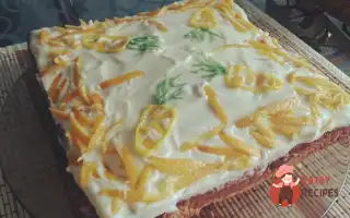Морквяний Торт Із Кремом Із Вершкового Сиру
