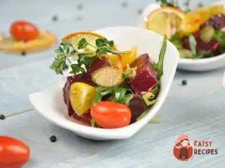 Салат із запечених буряків