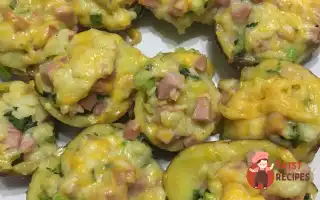 Фарширована Сиром Та Ковбасою Картопля