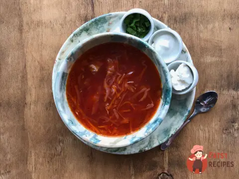 Кубанський борщ на яловичих кісточках