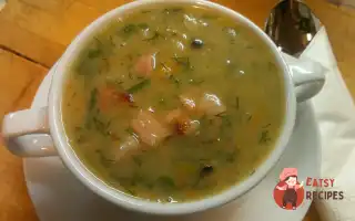 Гороховий Суп З Копченими Ребрами Та Беконом