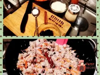 Рис з морквою та кокосовим горіхом