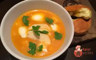 Морквяний Суп З Моцарелою Та Яблуками