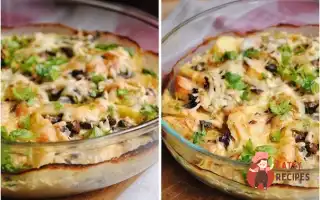 Картопляний Гратен З Куркою Та Грибами