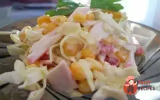 Крабовий Салат З Капустою