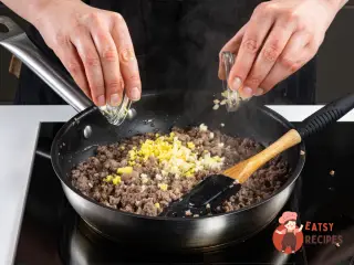 Крок 7: Корейський салат із фаршем
