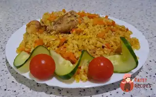 Тушена Свиняча Лопатка З Булгуром