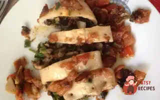 Фаршировані Грибами Кальмари
