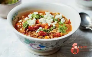 Таджицький Рисовий Суп Із Зеленою Сочевицею