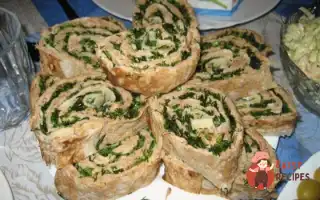Рулет Із Лаваша З Грибами