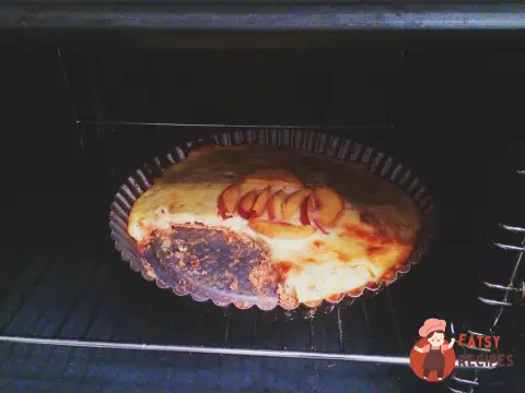 Запіканка з персиками